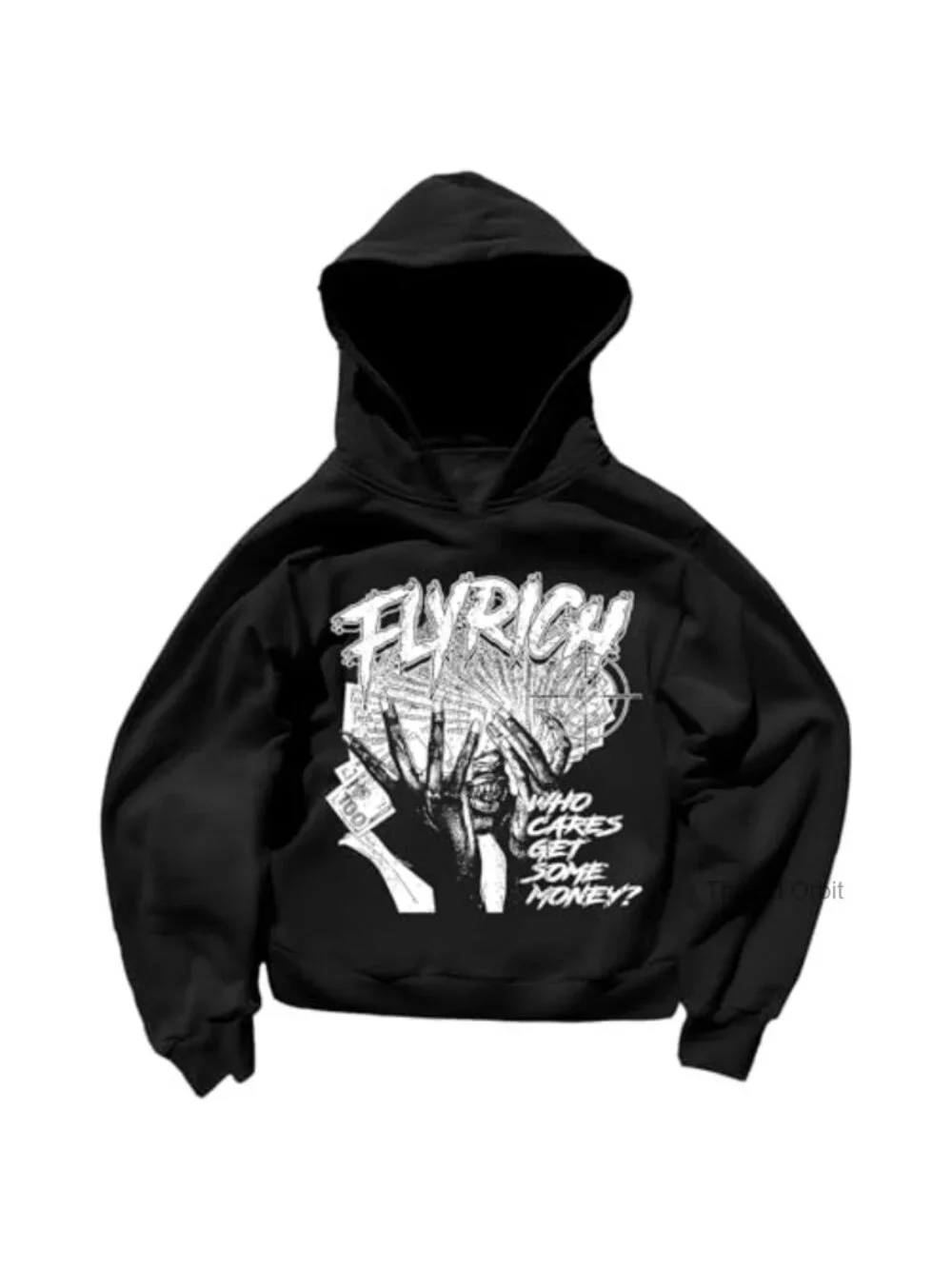 Oversized Y2K Vintage Graphic Hoodie Grunge Rapper Streetwear Pullover